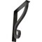 Ekena Millwork Ashford Triple, Wrought Iron Bracket, (Triple center brace), Antiqued Pewter 2"W  x 10"D x 12"H BKTM02X10X12TASAPW - alternate 1
